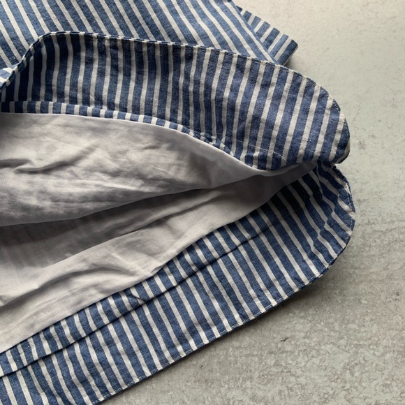 JCrew Striped Off The Shoulder Dress - Picture 8 of 8